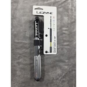 Lezyne Cycling Grip Drive HP Medium Silver Bicycle Hand Pump Up to 120 PSI NEW